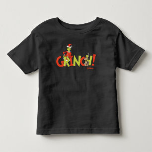 グリンチ!キャラクター ロゴ グラフィック トドラーTシャツ