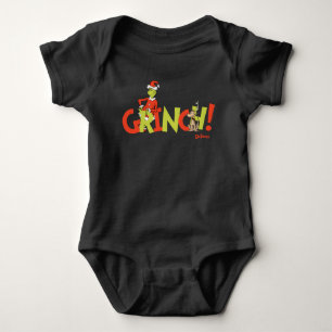グリンチ!キャラクター ロゴ グラフィック ベビーボディスーツ