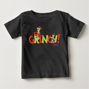 グリンチ!キャラクター ロゴ グラフィック ベビーTシャツ
