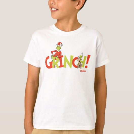 グリンチ!キャラクター ロゴ グラフィック Tシャツ (正面)