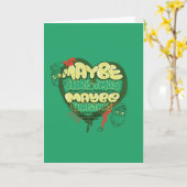 グリンチ | クリスマスの名言 カード (黄色い花)