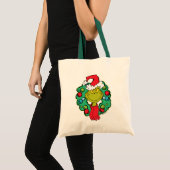 グリンチ | クリスマス リース トートバッグ (正面(商品))
