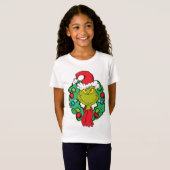 グリンチ | クリスマス リース Tシャツ (正面フル)