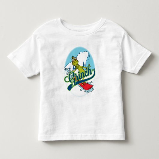 グリンチ スノーボード トドラーTシャツ (正面)