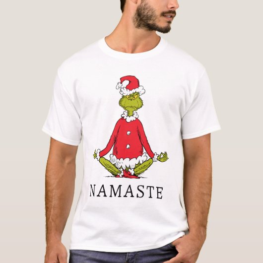 グリンチ | ナマステ サンタクロース Tシャツ (正面)