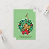 グリンチ | マックス クリスマス リース カード (正面/裏面インサイチュ)