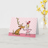 グリンチ | マックス & シンディ・ルー・フー カード (黄色い花)