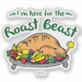 グリンチ |ローストビーストのために来た シール (正面)