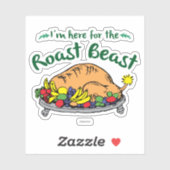 グリンチ |ローストビーストのために来た シール (シート)