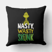 グリンチ| 厄介なクソ野郎 クッション (裏面)