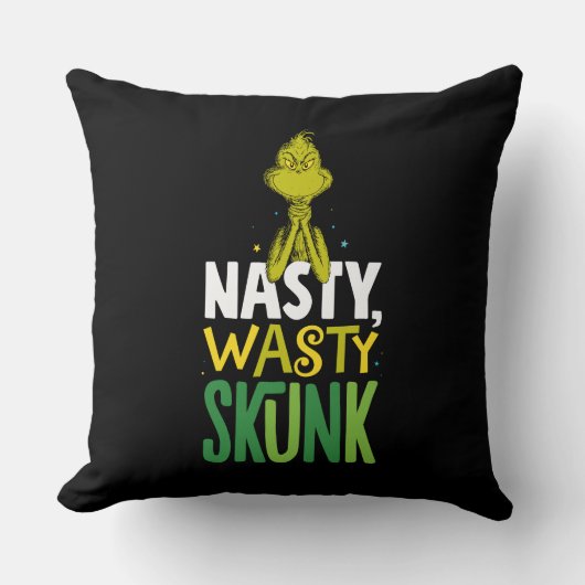 グリンチ| 厄介なクソ野郎 クッション (正面)