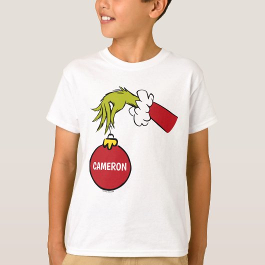グリンチ | 名前入り Tシャツ (正面)