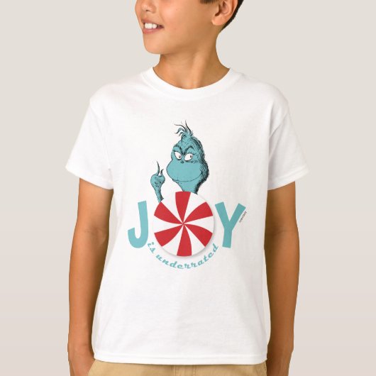 グリンチ | 喜びは過小評価されている Tシャツ (正面)