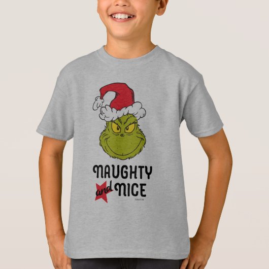 グリンチ | 悪い子と良い子 Tシャツ (正面)