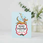 グリンチ|最大-新年おめでとう シーズンポストカード (スタンド正面)