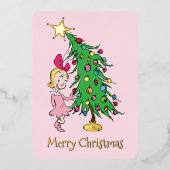 グリンチ | 私はシンディールー・フー 好き 箔シーズンカード (正面)