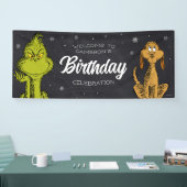 グリンチ 黒板 誕生日 横断幕 (トレードショー)