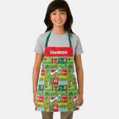 グリンチ | 12日のグリンクマス模様 エプロン (インサイチュ)