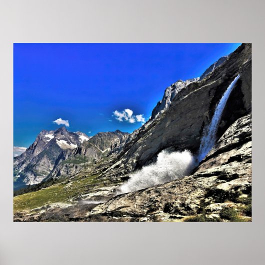 グリンデルワルト滝 ポスター (正面)