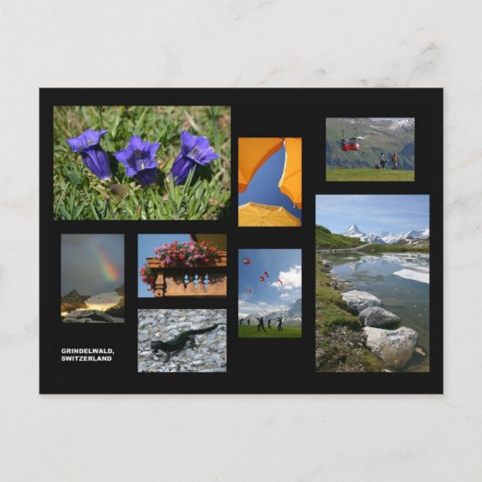 グリンデルワルドはがき ポストカード (正面)