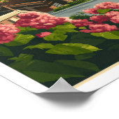 グリンデルワルドスイスアートヴィンテージトラベル ポスター (角)