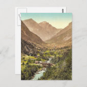 グリンデルワルド、ツイエルチンからの道、ベルネーゼ・オベ ポストカード (正面/裏面)