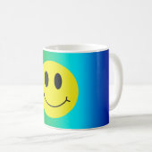 グリン顔クラシックタイダイ コーヒーマグカップ (正面右)