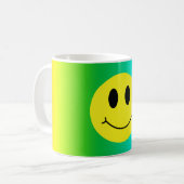 グリン顔クラシックタイダイ コーヒーマグカップ (正面左)