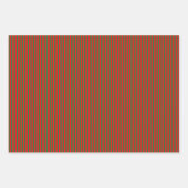 グリーと金ゴールドクリスマスくるみクラッカーラッピング紙 ラッピングペーパーシート (正面3)