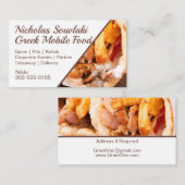 グリークフードガイロスモバイルカフェ 名刺 (正面/裏面)