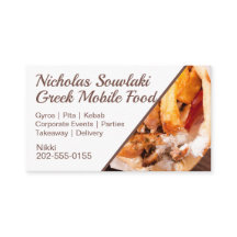 グリークフードガイロスモバイルカフェ