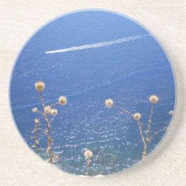 グリークブルーシーサンドストーンコースター コースター