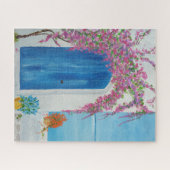 グリークブルードア ジグソーパズル (横)