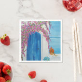 グリークブルードア スタンダードカクテルナプキン (インサイチュ)