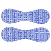 グリークメアンダー鍵スクエアHパターンブルー ソフトボール (パネル)