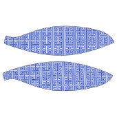 グリークメアンダー鍵スクエアHパターンブルー バスケットボール (パネル)