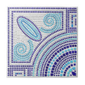 グリークモザイクタイルコーナーオーナメント タイル (正面)