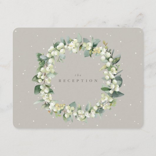 グリーゲスノーベリー+ユーカリウェディングレセプション エンクロージャーカード (裏面)