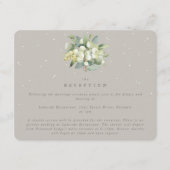 グリーゲスノーベリー+ユーカリブーケ披露宴 エンクロージャーカード (正面)