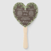 グリーゲユーカリ秋秋のハート形 ハンドファン (裏面)