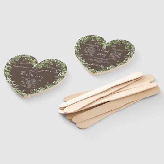 グリーゲユーカリ秋秋のハート形 ハンドファン (組立なし)