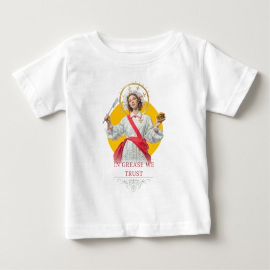グリースに誓う ベビーTシャツ (正面)
