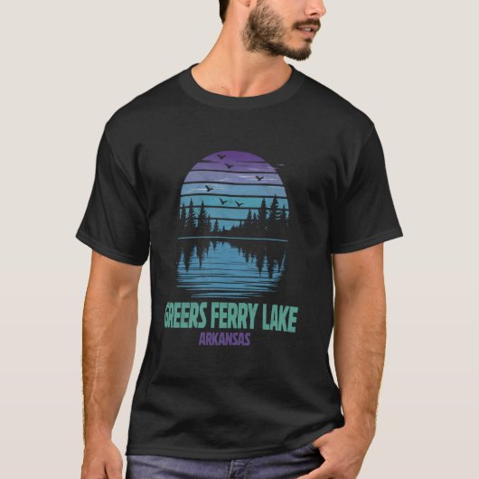 グリーズフェリーレイクアーカンソーアウトドアヴィンテージ Tシャツ (正面)
