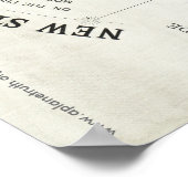 グリーソンの「世界新標準地図」ポスター ポスター (角)