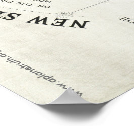 グリーソンの「世界新標準地図」ポスター ポスター