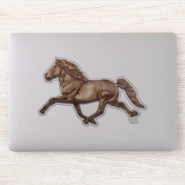 グリーッタ入りブロンズ・アイスランド馬 シール