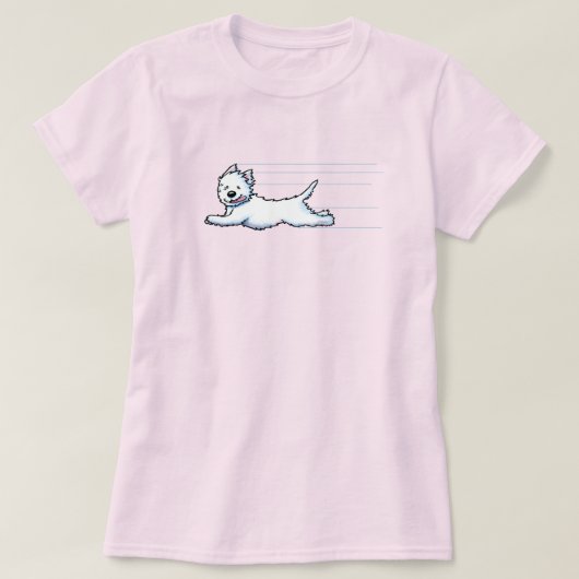 グリーッランニンググのウェスティーTシャツ Tシャツ (デザイン正面)