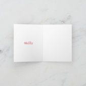 グリーテおもしろいィングカード、キリン、マウスことわざ（高） カード (内部)