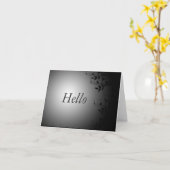 グリーテかわいらしィングカード カード (黄色い花)