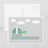 グリーティングカードがすぐによくなるTurtle Cartoon ポストカード (正面/裏面)